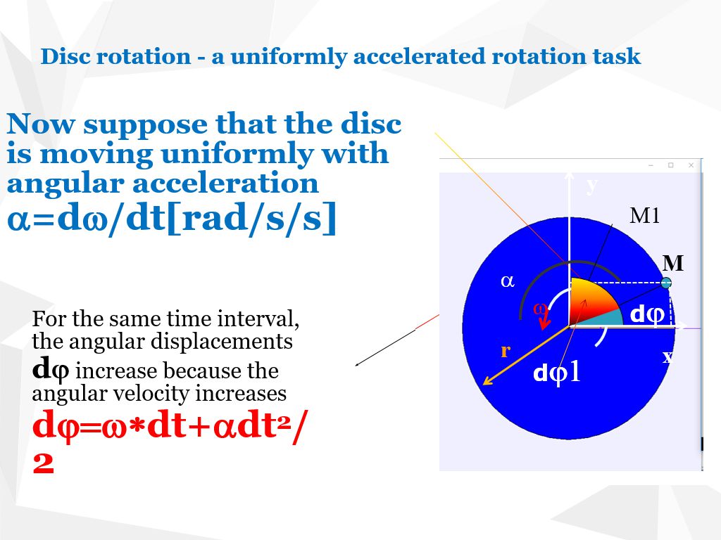 Formula for angular displacement under constant angular acceleration