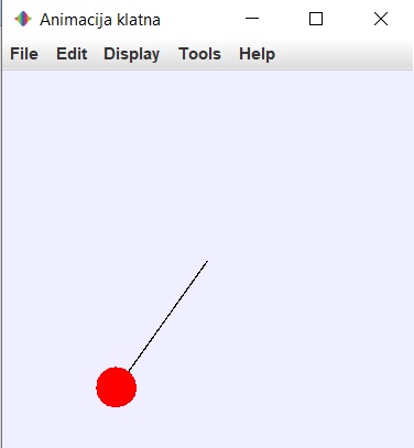 Animacija matematičkog klatna